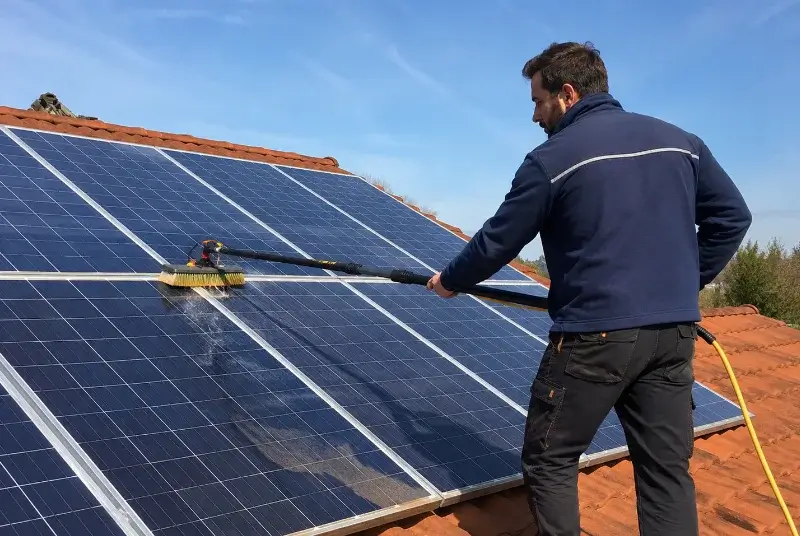 Nettoyage et entretien de panneaux solaires à la Grève-sur-Mignon